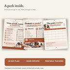 Inside preview of The Calm Dachshund Method guide pages